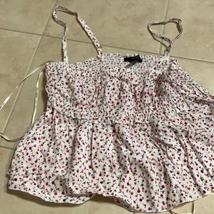 Floral tank top